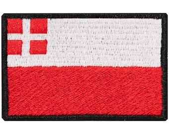 Utrecht (Netherlands) flag embroidered patch. Sew-on or iron-on. Various designs to choose from.