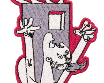 Guernica embroidered patch. Inspired by Picasso's painting, Spain. Sew or iron on.