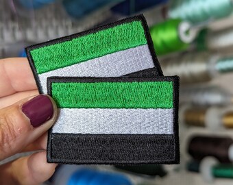 Embroidered patch "Flag of Extremadura". to sew or iron.