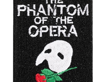 "The Phantom of the Opera" musical embroidered patch. To sew or iron on.