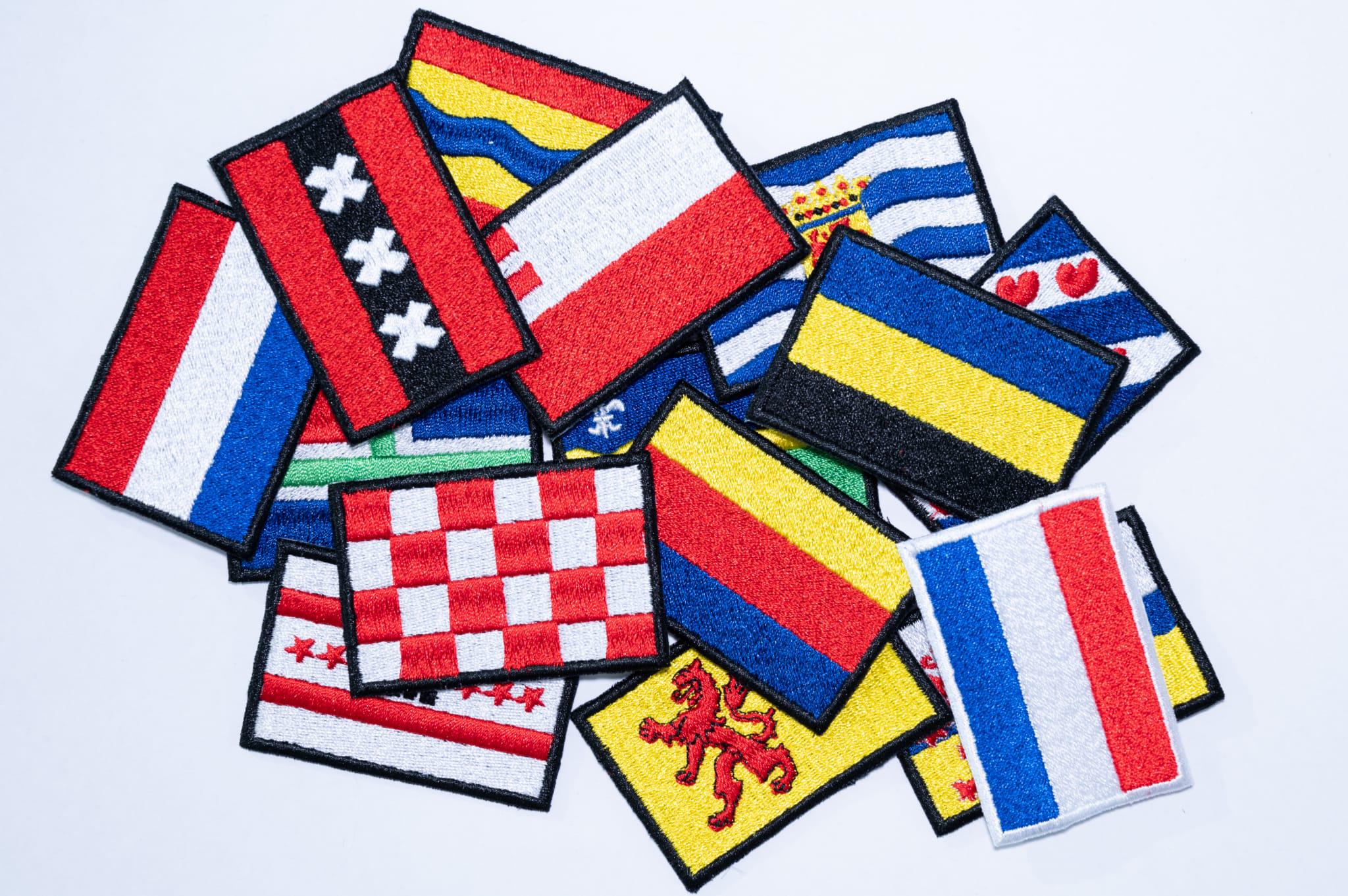 Macedonia National Flag Embroidered Iron On Patch Sew On Badge Applique