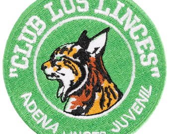 Los Linces Youth Club embroidered patch. Inspired by the camps of Félix Rodríguez delafuente. Sew-on or iron-on.