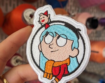 Hilda embroidered patch. to sew or iron.