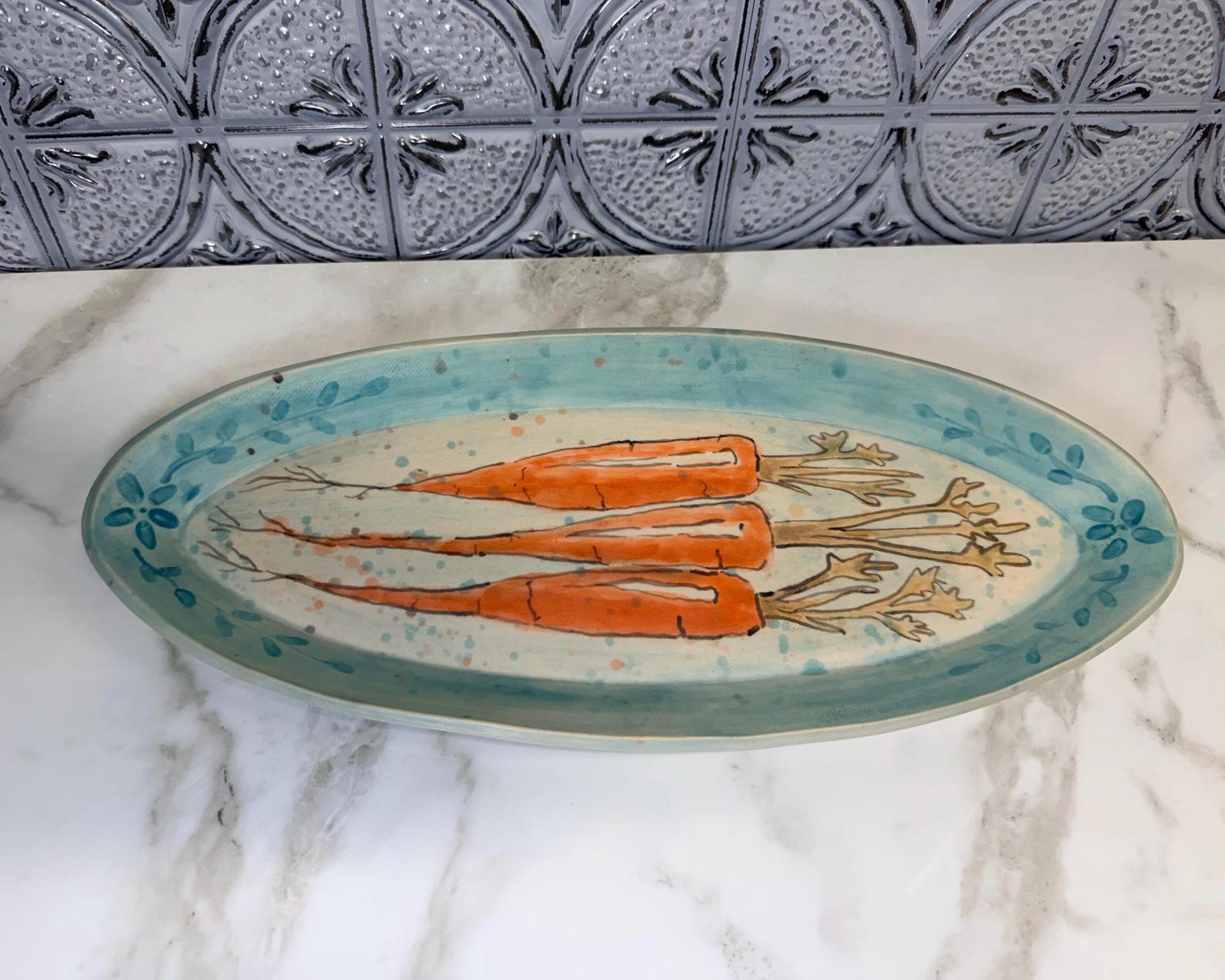 Ceramic Carrot Platter - Etsy