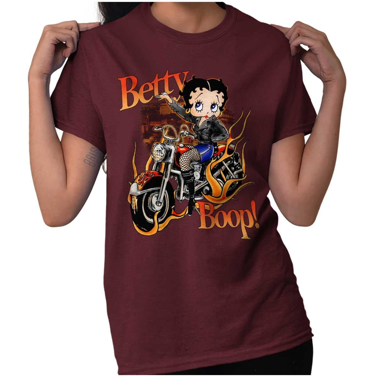Betty Boop Biker Tee - Etsy