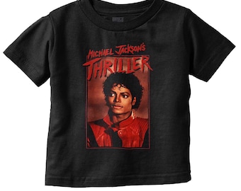 Michael Jackson Thriller King of Pop Star Toddler Boy Girl Youth T Shirt Tee