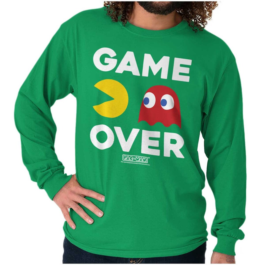 T-shirt Noir Pac-Man 'Game Over' Taille M - Neuf Avec étiquette - Livraison Gratuite