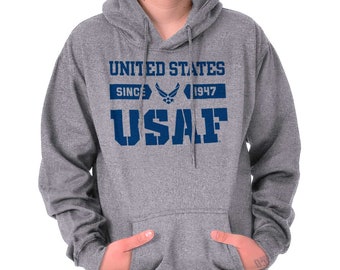 United States USAF Military Pilot Air Force Hoodie Hooded Sweatshirt Men Women