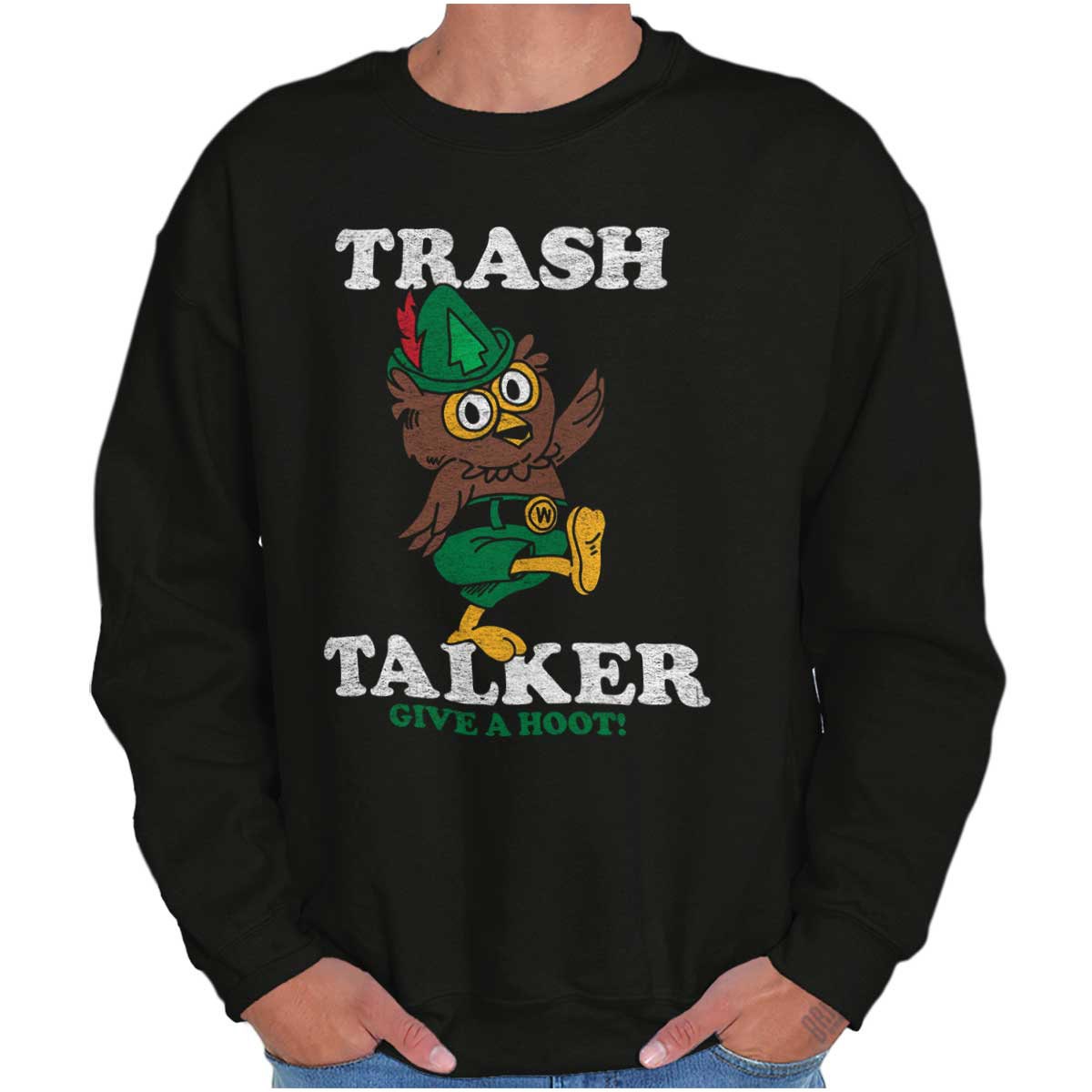 Give A Hoot Woodsy the Owl Trash Talker Gift Womens or Mens 