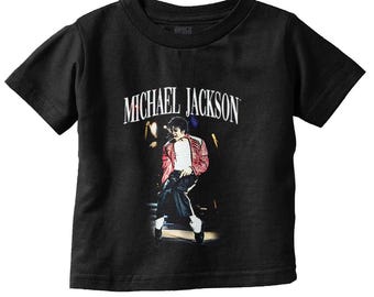 Michael Jackson Thriller Toe Stand Dance Toddler Boy Girl Youth T Shirt Tee