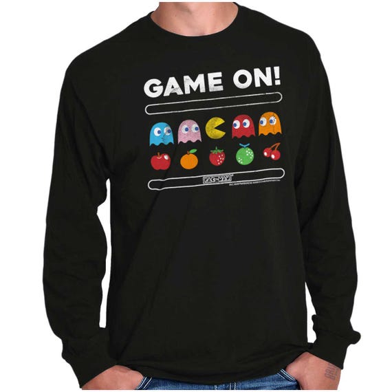 T-shirt Vintage PAC-MAN - Design Rétro Jeu D'arcade - Aspect Usé - 100% Coton - Neuf Avec étiquettes