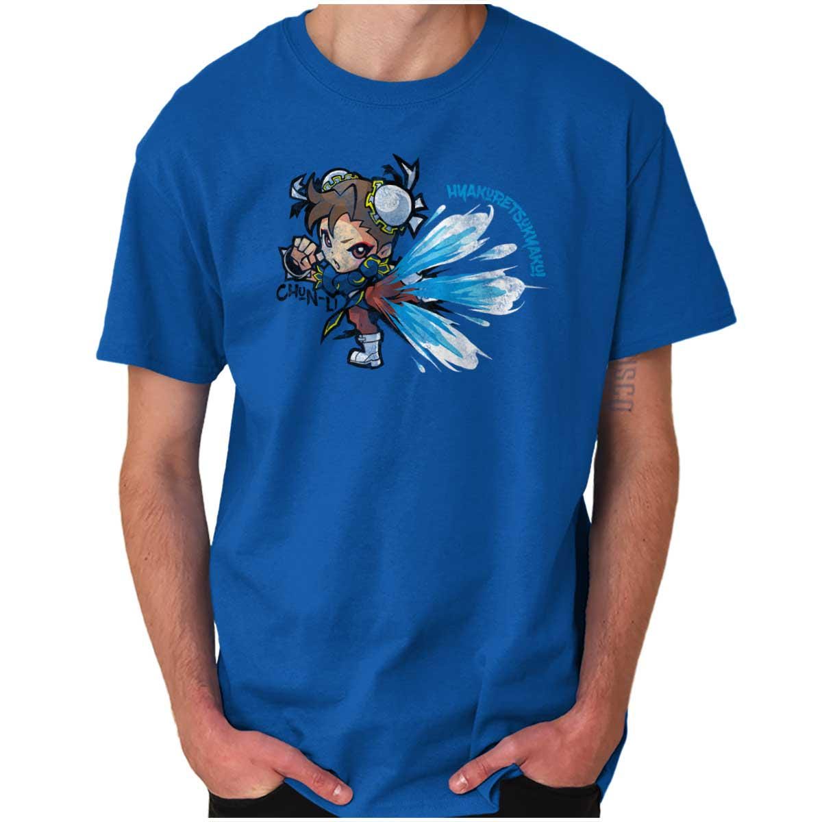 Street Fighter Chun-li Lightning Kick Gamer Womens or Mens Crewneck T ...