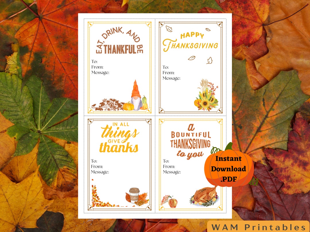 Thanksgiving Candy Grams Thank You Candy Gram Gratitude Etsy