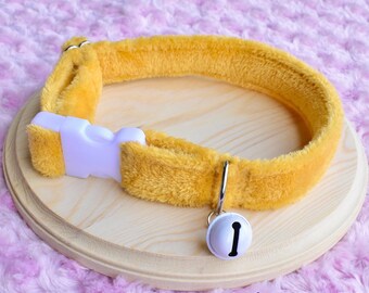 Honey Mustard Fluffy Collar 12-18inch Pet Play Cosplay Adult