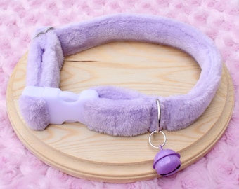 Light Purple Fluffy Collar 12-18inch Pet Play Cosplay Adult