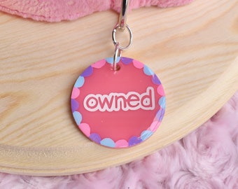 Owned Collar Tag | Petplay Cosplay Gear