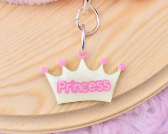 Princess Crown Collar Tag | Petplay Cosplay Gear