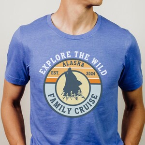 Explore the Wild Alaska Cruise Shirt, Alaska Cruise Crew T-Shirt, Personalized Family Cruise Shirts, Alaskan Cruise Vacation, Alaskan Cruise