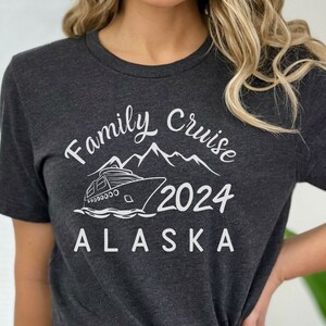 Personalized 2024 Family Alaskan Cruise Shirt, Custom Family Cruise Alaska, Custom Shirt for Family Trip, Group Cruise Vacation Shirt BC3001