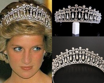 Handmade Bridal crown crystal pearl bride Tiaras Rhinestone crown bridal hair accessory Valentine's Day Gift