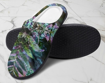 Fern Cotton Slippers rubber sole slippers for women gift festival wear shoes slide patterned slipper comfortable
