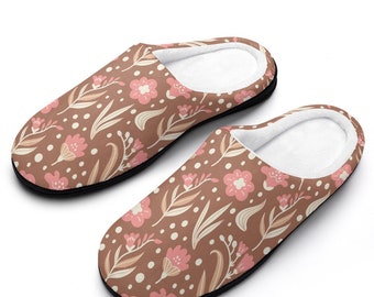 Boho Cotton Slippers rubber sole slippers for women gift festival wear shoes slide patterned slipper comfortable