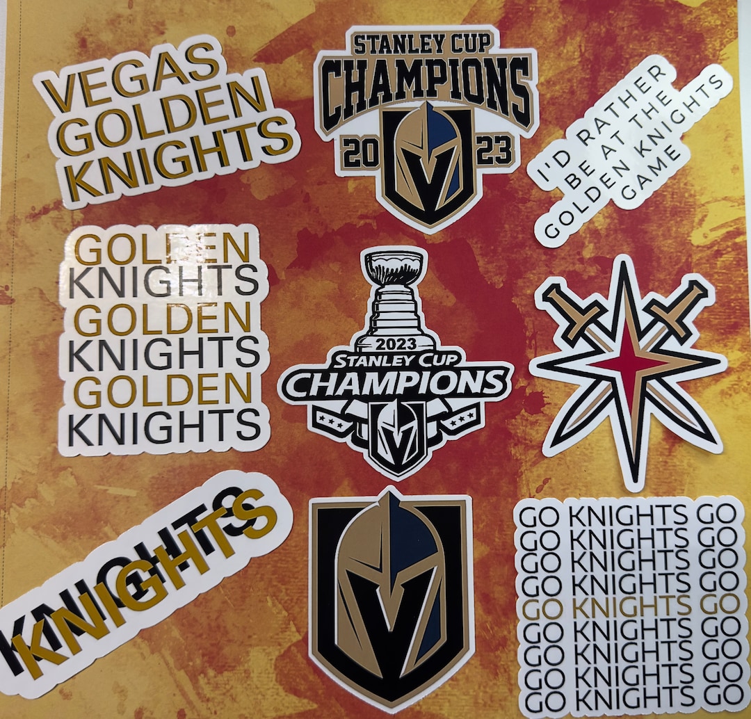 Las Vegas Golden Knight Stickers Sticker Bundle Stanley Etsy