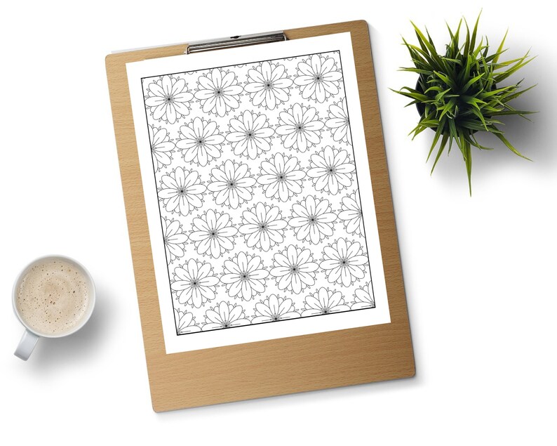 60 páginas para colorear geométricas, libro para colorear para adultos, descarga digital, páginas para colorear imprimibles imagen 3