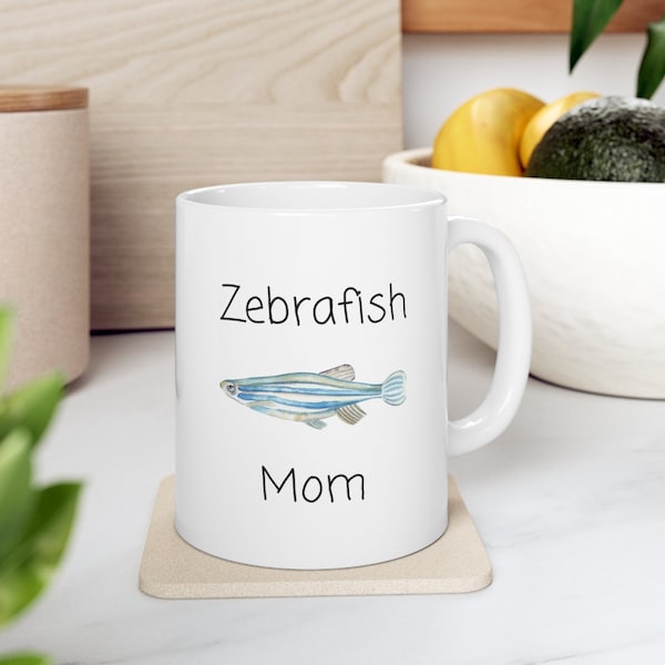 Science Mug, Zebrafish, Zebrafish Gift, Zebrafish Mug, Biology, Biology Mug, PhD Student, Student, Molecular Biology, Cell Biology, Science