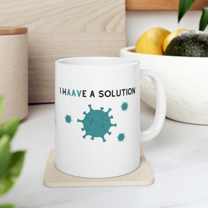 Biology Mug Funny Science Gift, Funny STEM Teacher Gift Cell Therapy Nanoparticle Mug, AAV Science Lover Cell Culture Funny Stem Cell Gift