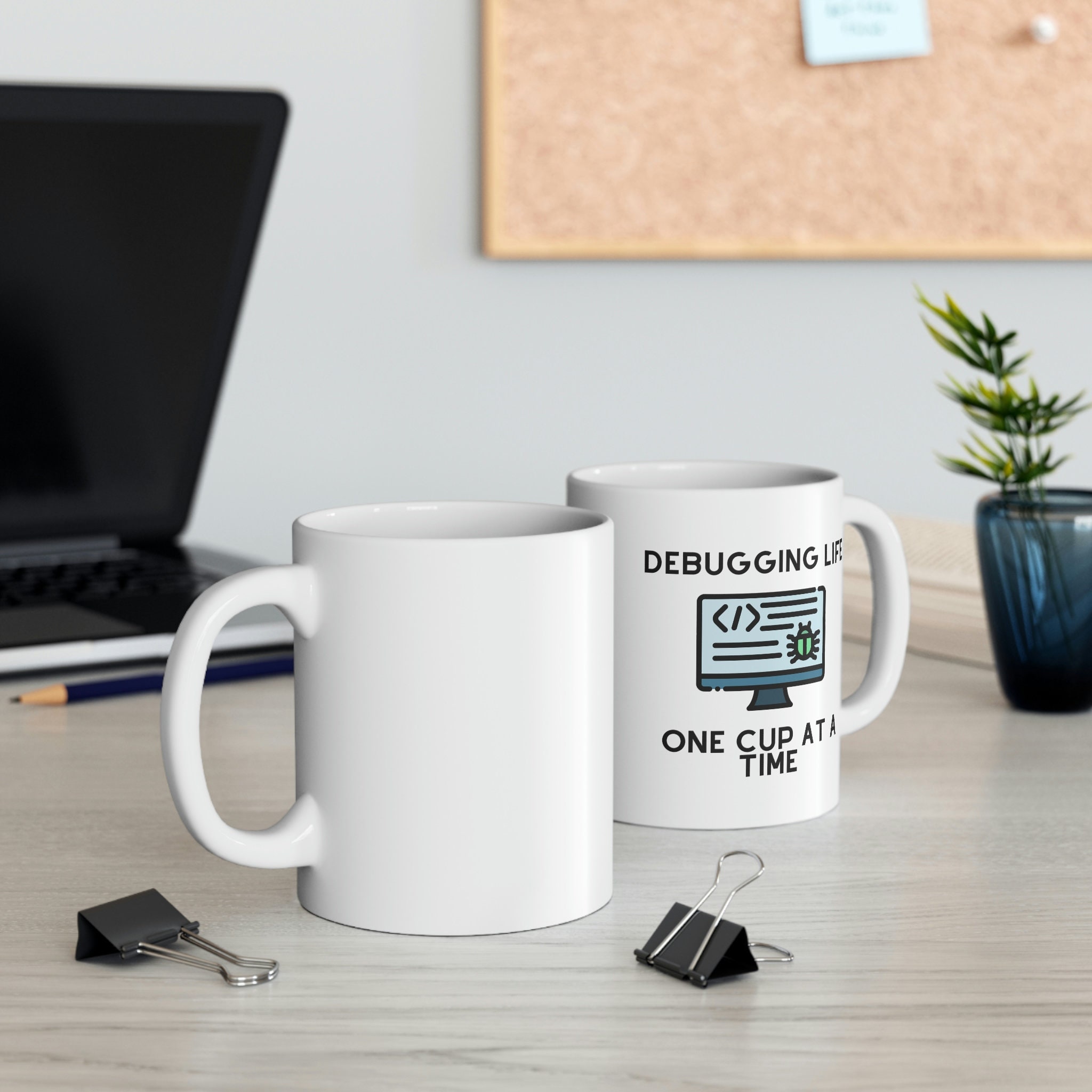Debugging Coding Mug Funny Programmer Gift, Funny STEM Teacher Gift ...