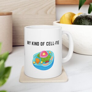 Cell Biology Mug Funny Biology Gift, Science Teacher Gift STEM Cell Culture Mug, Cute Science Cell Mug Science Lover Cell Biologist Gift