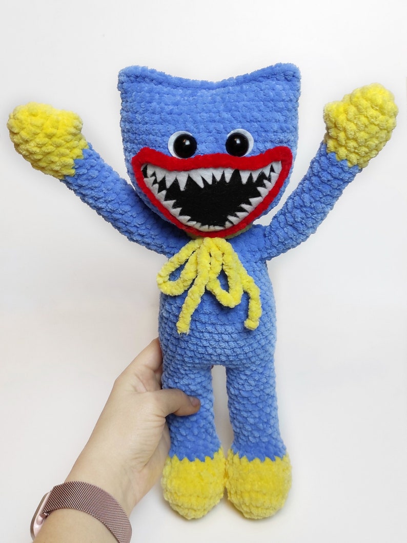 Huggy Wuggy Crochet Pattern by Poppy Playtime Amigurumi Etsy Canada