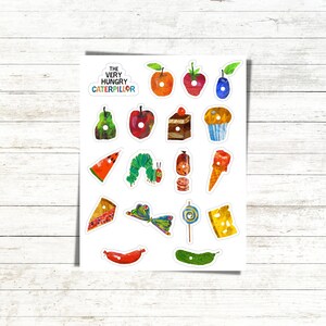 Very Hungry Caterpillar Cupcake Toppers, Eric Carle Birthday ...
