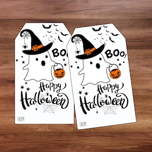 Boo Ghost Tag, You&#39;ve Been Booed Tag Printable, Boo Favor Tags, Halloween Favors for Classroom, Youve Been Booed Office, Neighborhood