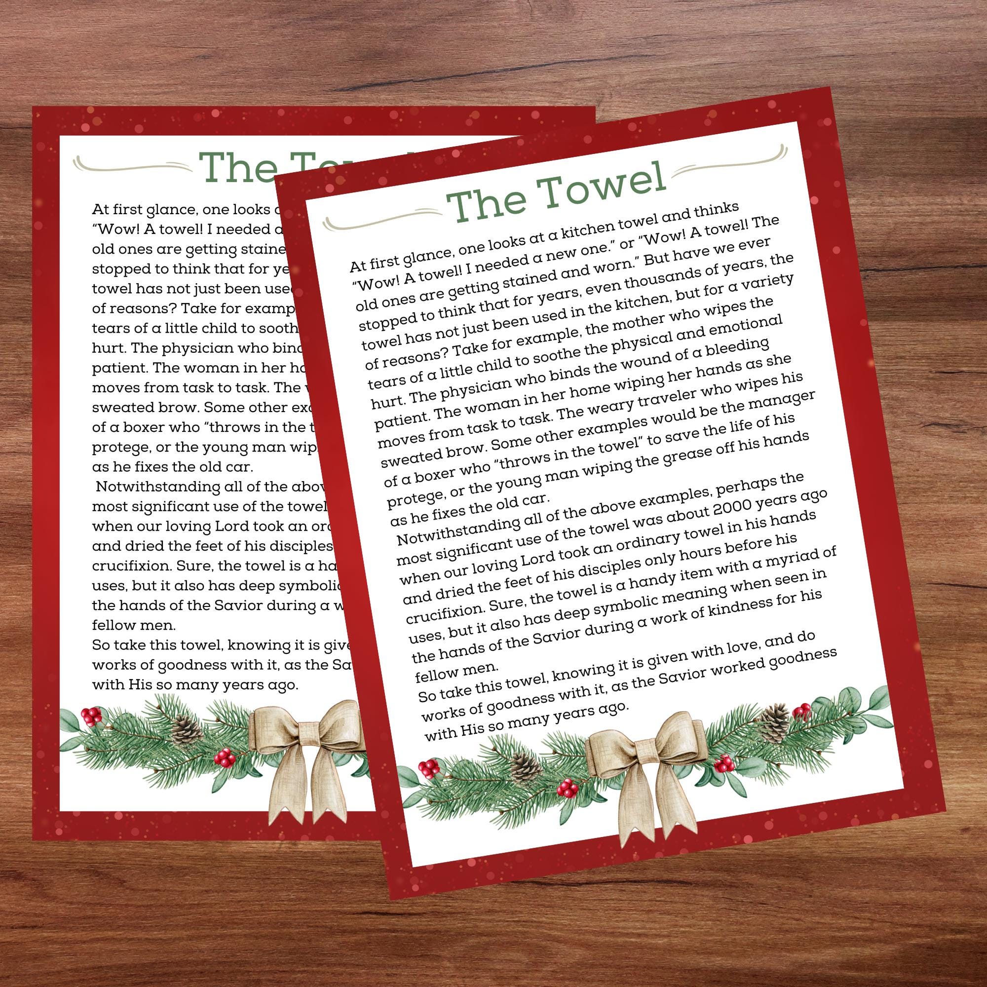 printed-christmas-towel-story-set-of-24-ministry-christmas-gift-christmas-story-religious-gift-tag-ids-jesus-christ-towel-story-etsy for Christmas Towel Poem Free Printable PRINTED Christmas Towel Story, Set of 24, Ministry Christmas Gift, Christmas Story, Religious Gift Tag, Ids Jesus Christ Towel Story - Etsy for Christmas Towel Poem Free Printable