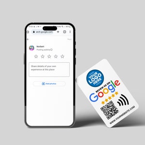 NFC Google Reviews Tap-to-Review Card: Simplify Your Customer Feedback Process