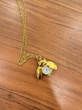 Ladybug Watch Necklace, Vintage Jewelry