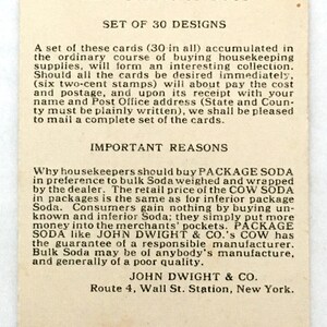 Back of German Pointer trade card.