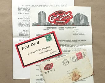 1917 Letter Tailor Business New York, Red Black Letterhead Graphics, Unused Stamped Postcard, Newburgh, Maine, Envelope, Canceled Stamp