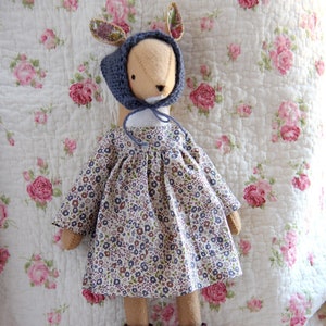 Deer Doll Pattern, Soft Doll Sewing Pattern, Cloth Doll Pattern, Hand Sewn Toy, Doll Clothes Pattern, Handmade Doll Pattern, Softie PDF