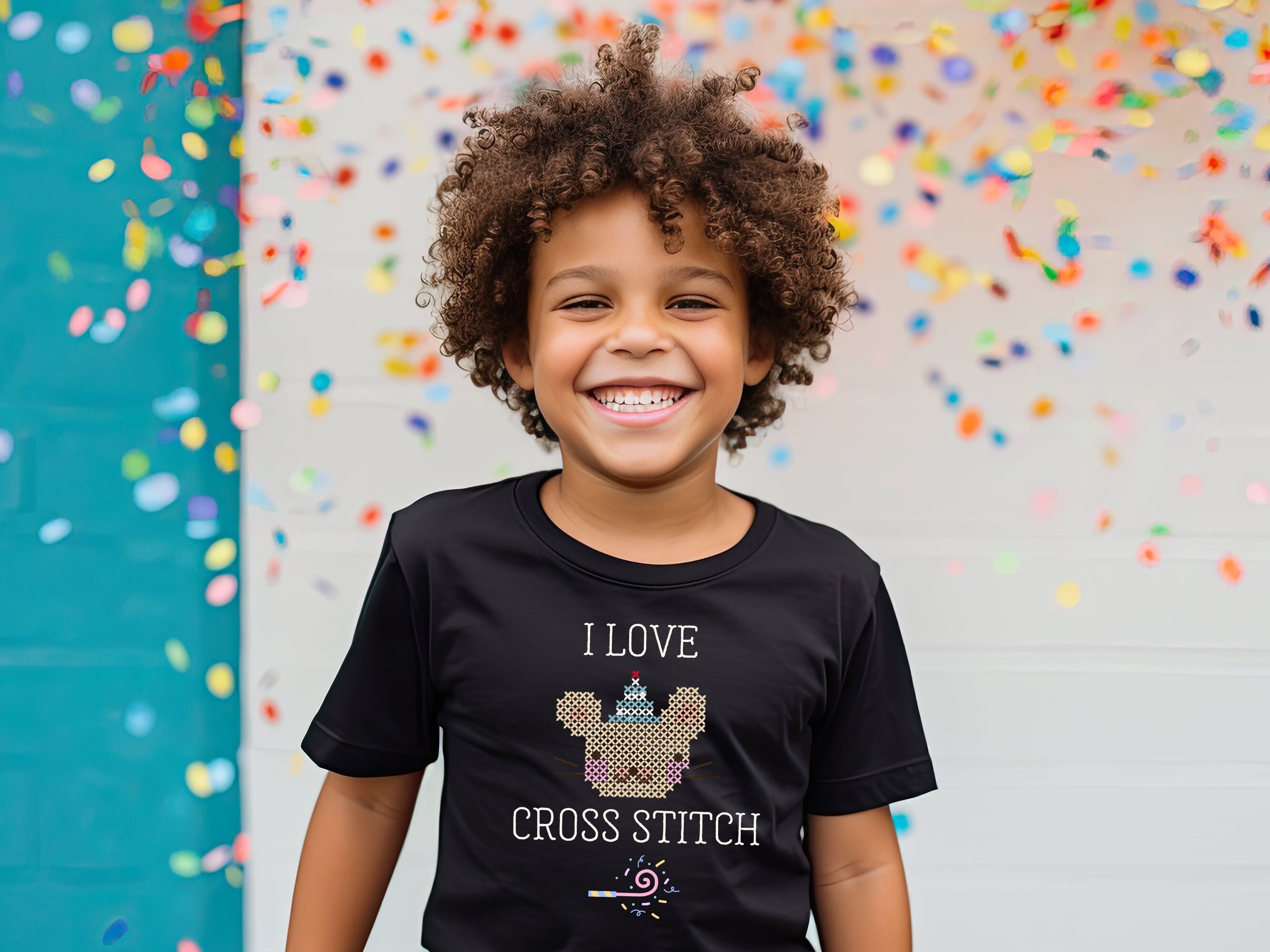 Kids Cute Craft Shirt Mouse Party Tee Shirt Funny Cross 