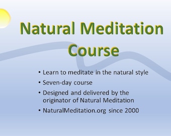 瞑想を学ぶ。デジタルブック。「瞑想コース：自然な瞑想の技術を自分のペースで学ぶ」前半