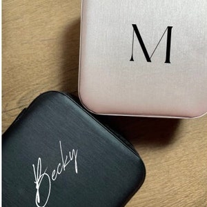 Personalised Travel Jewellery Box