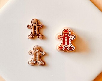 Gingerbread man #1 polymer clay cutter