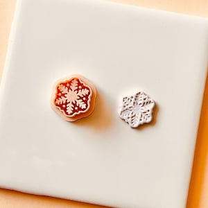 Snowflake #4 polymer clay cutter