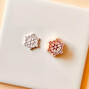 Snowflake #2 polymer clay cutter