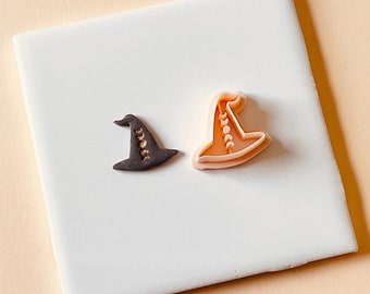 Witch Hat #2 (Moon) polymer clay cutter