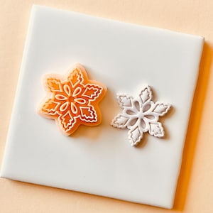 Snowflake #5 polymer clay cutter
