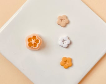 Flower #4 sakura cherry blossom polymer clay cutter